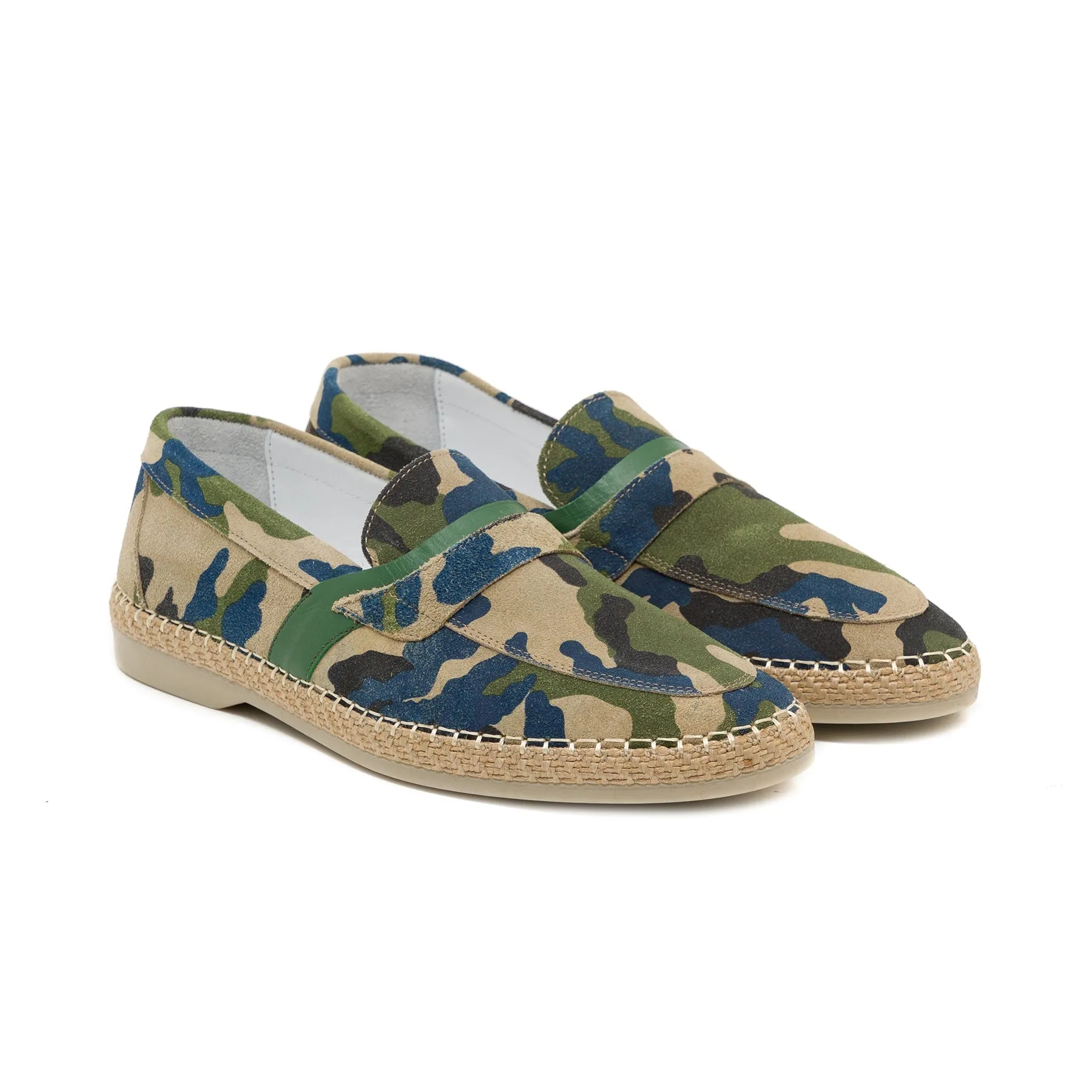 Hero Camouflage Suede Espadrille