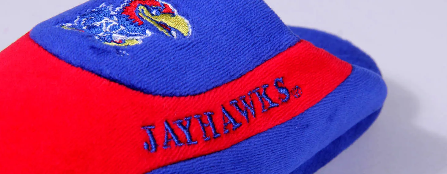 Kansas Jayhawks Low Pro Indoor House Slippers