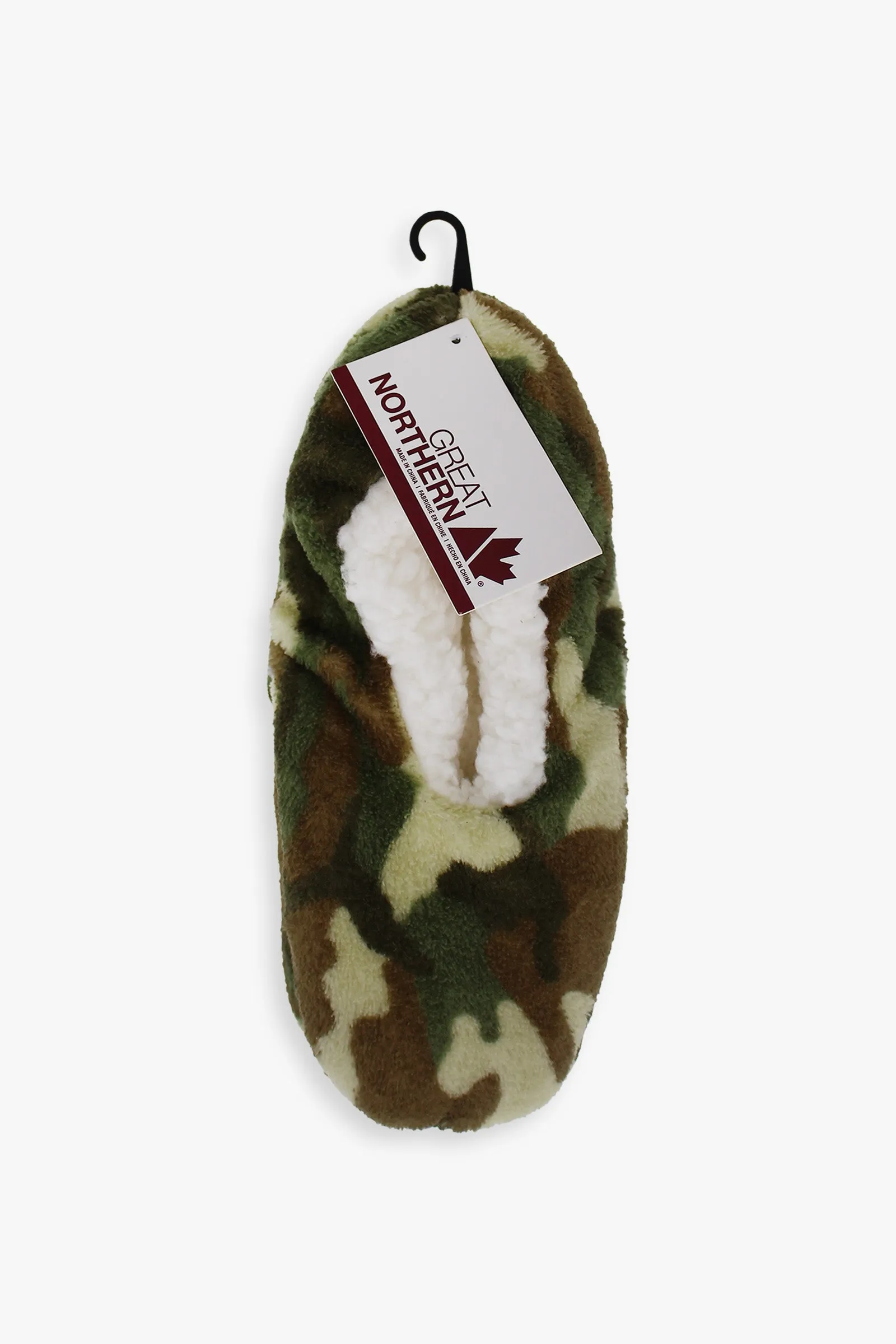 Ladies Camouflage Ballerina Slippers