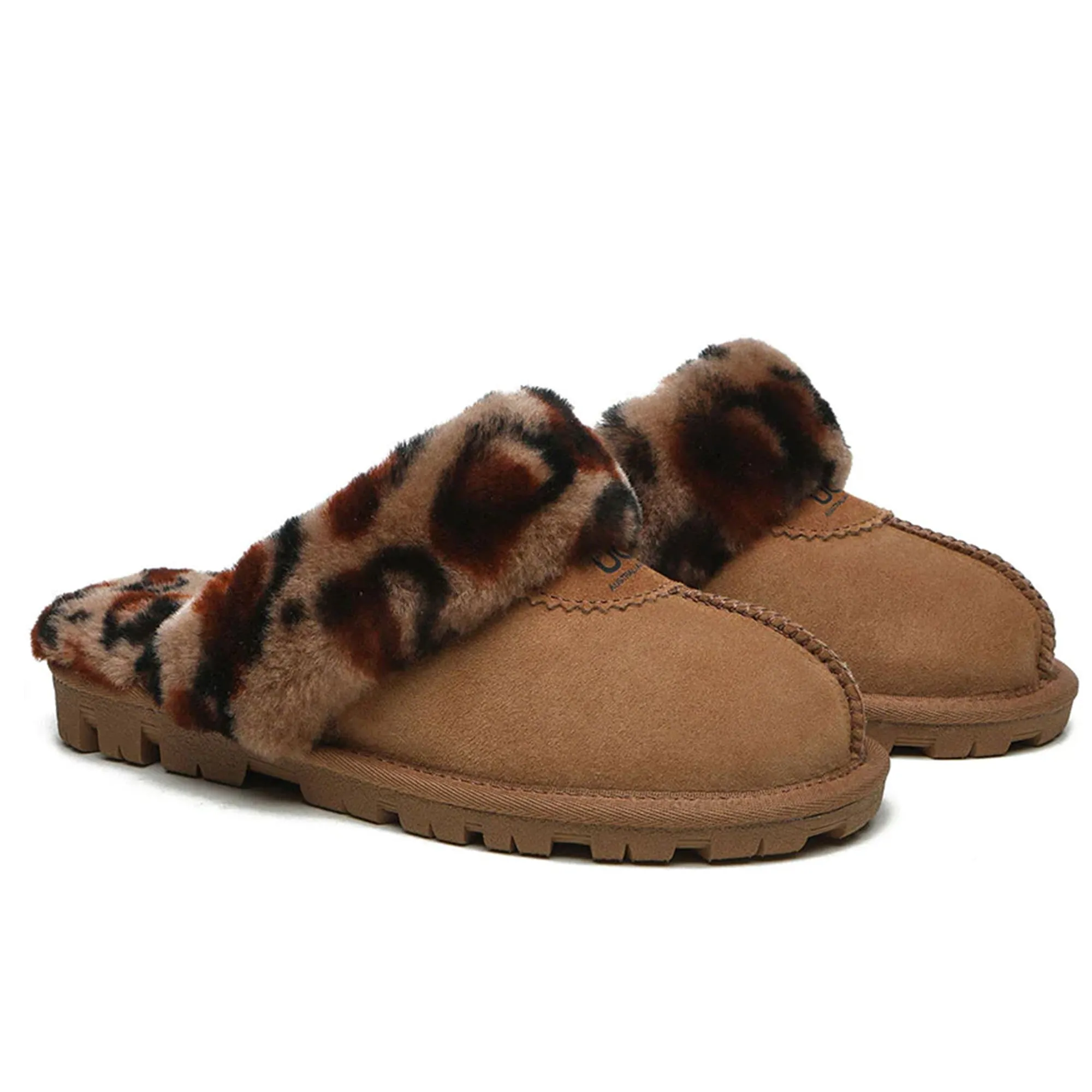 Leopard Print UGG Slippers