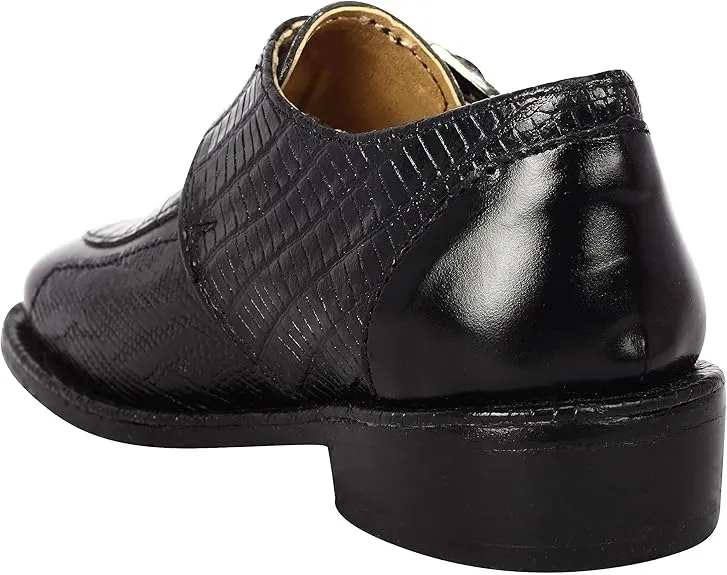 Libertyzeno Baby Boy Black Pull-On Shoes Size 5 Pair of Shoes