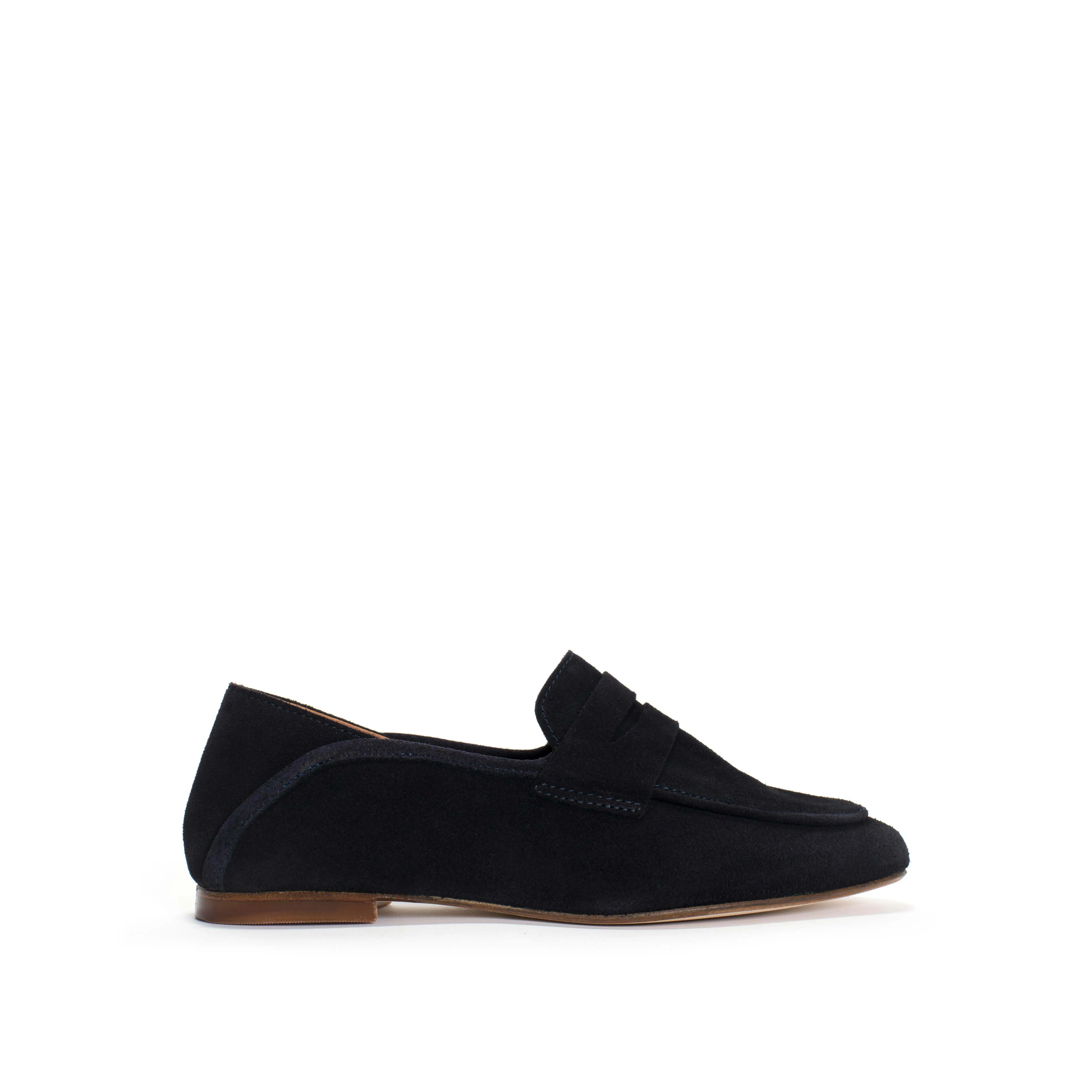 Lindsay Calf suede Dark blue