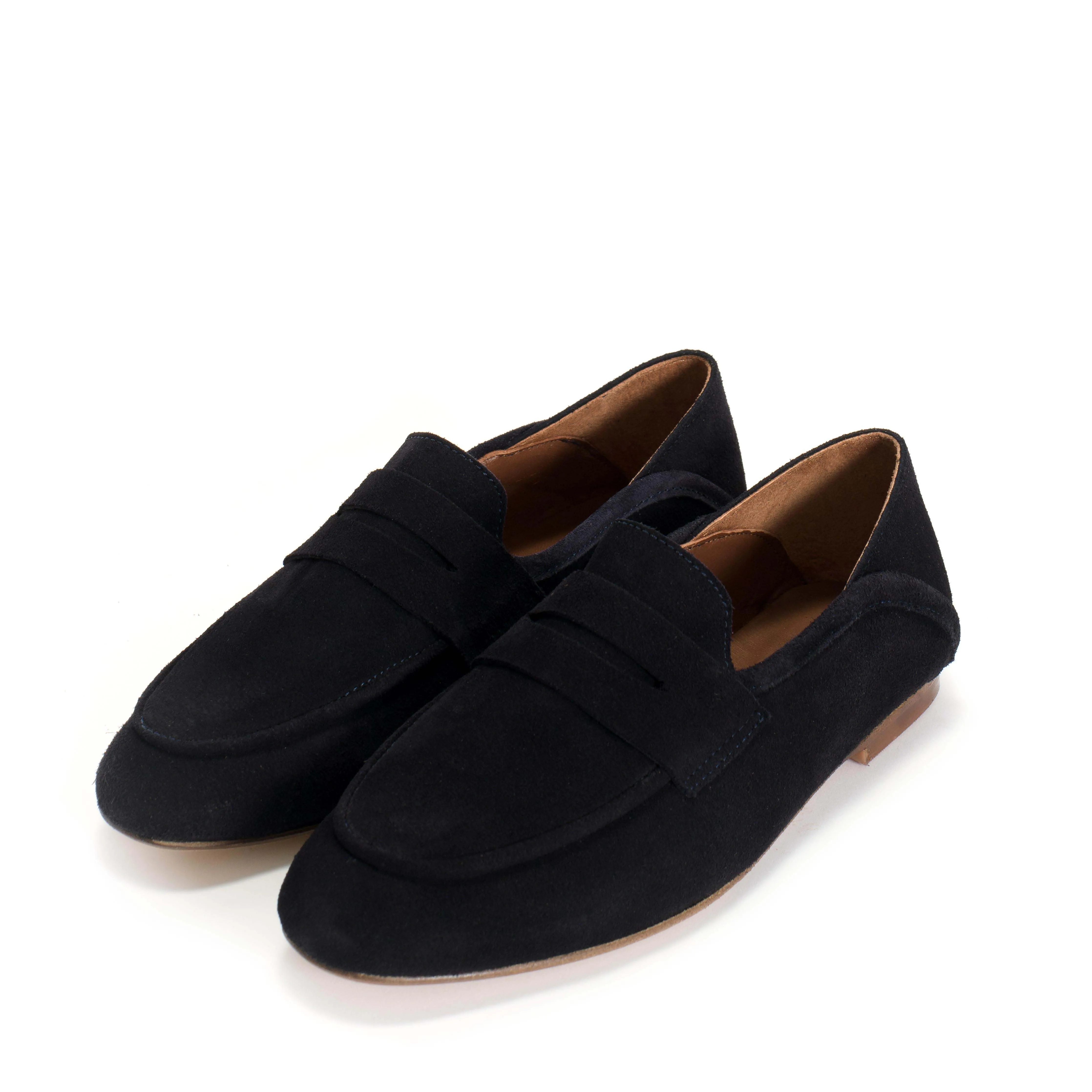 Lindsay Calf suede Dark blue