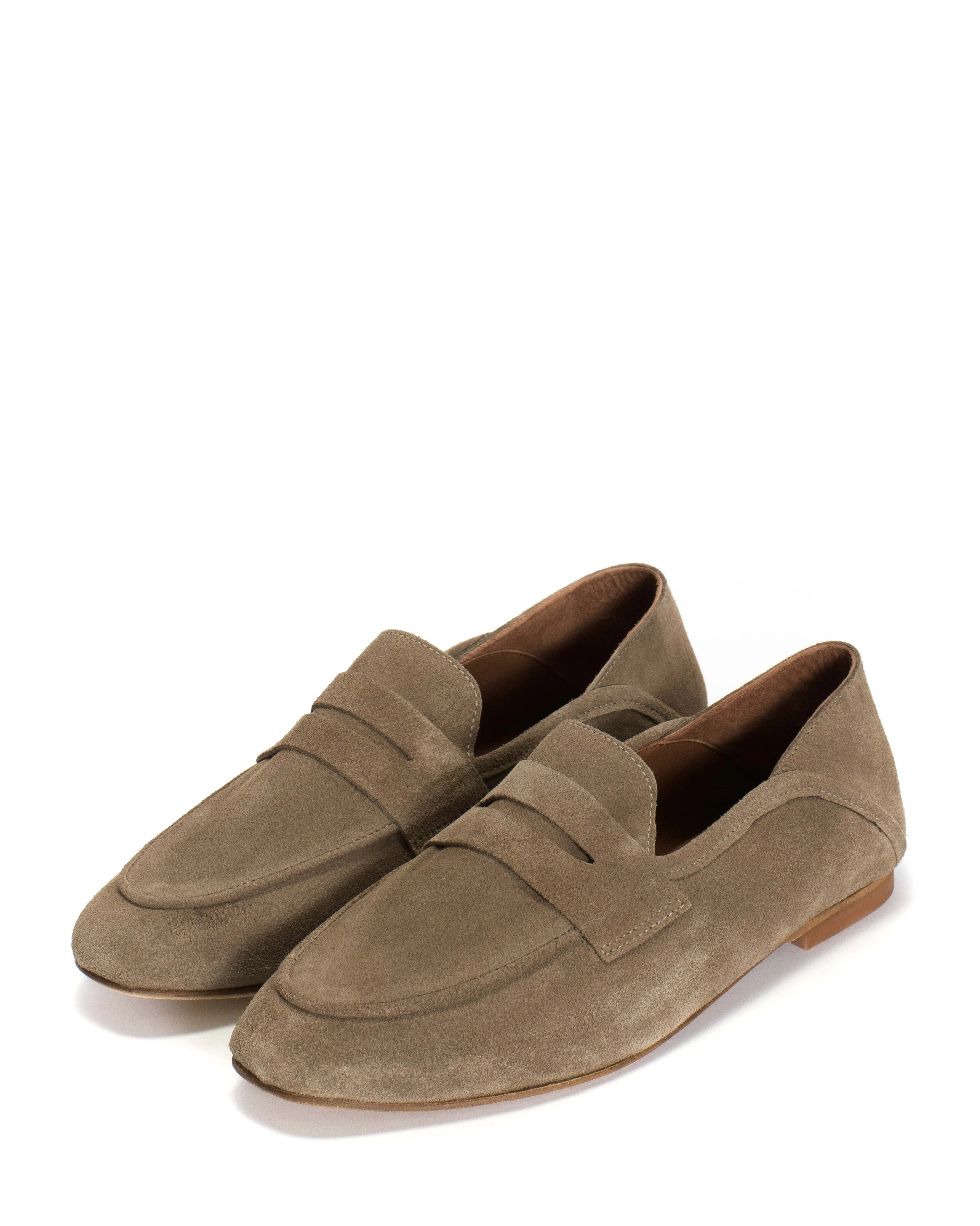 Lindsay Calf suede Mushroom