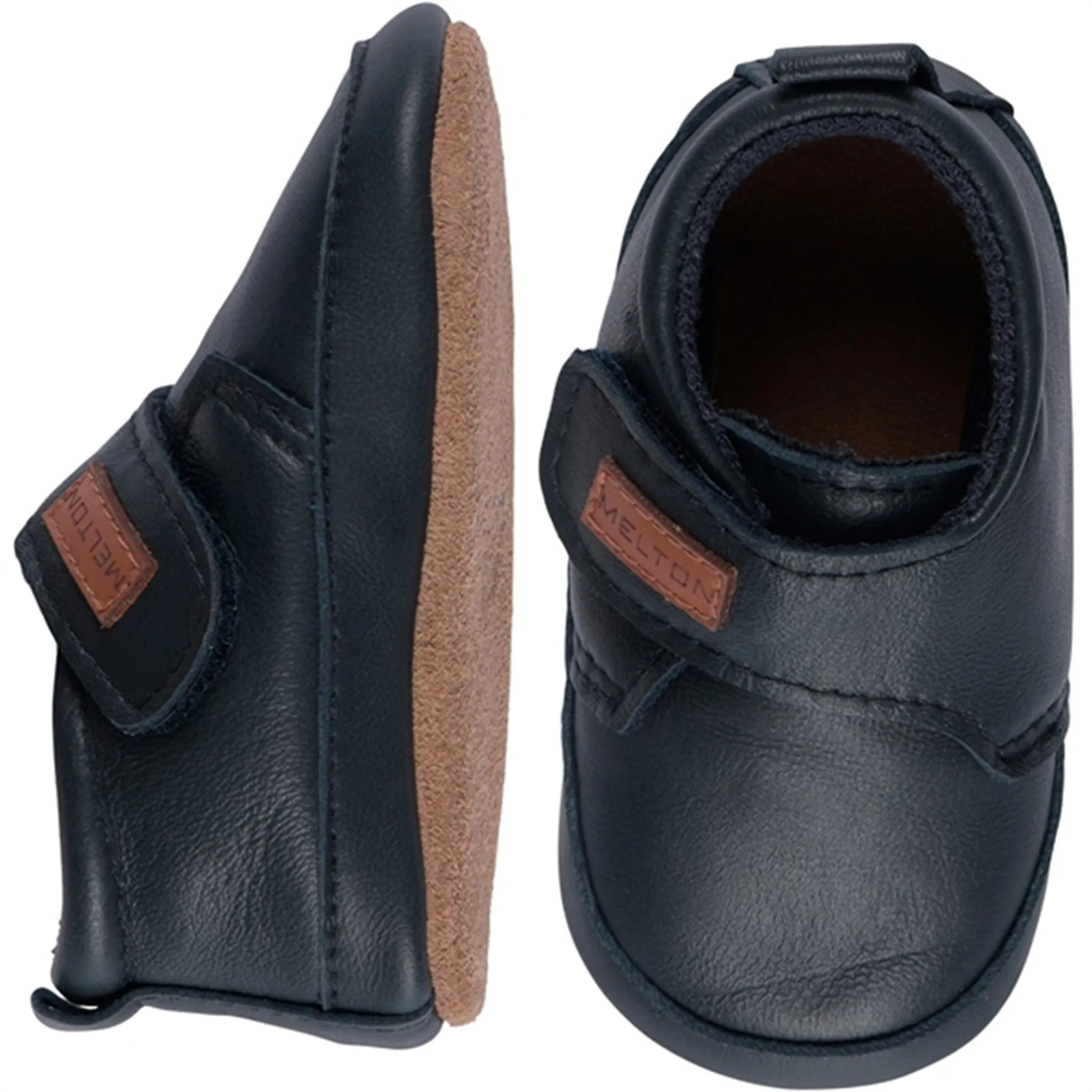 MELTON Leather Slippers Classic Marine