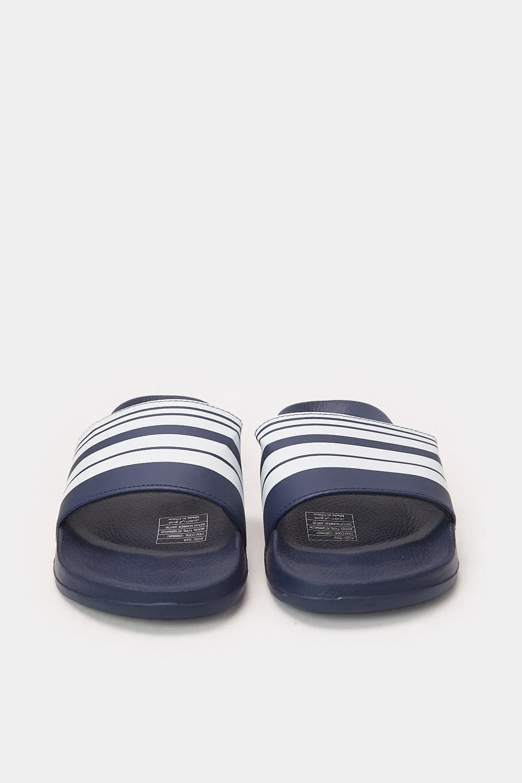 Men Navy Padded Slide