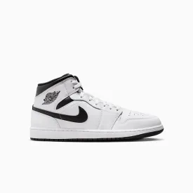 Men's Air Jordan 1 Mid "White Black"