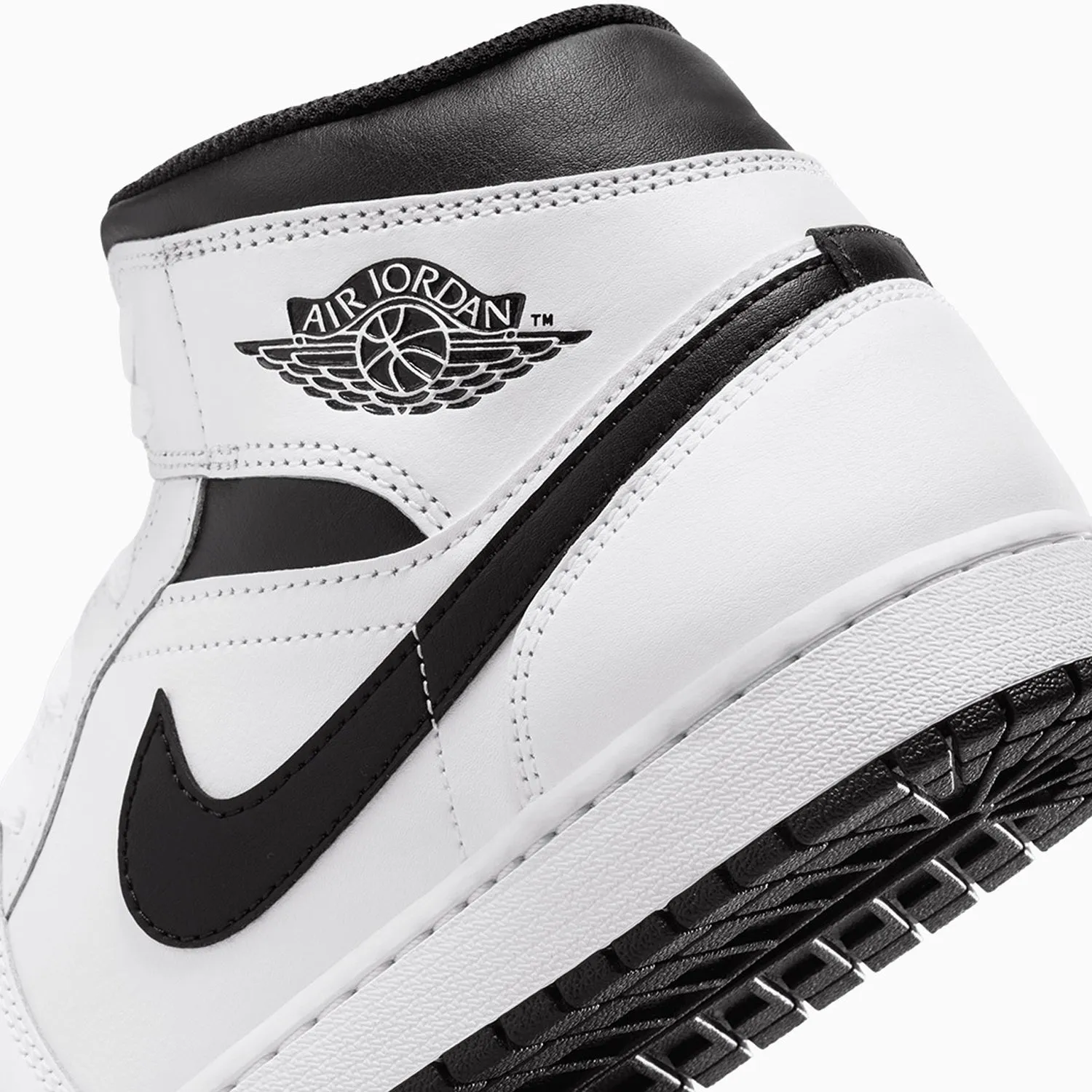 Men's Air Jordan 1 Mid "White Black"