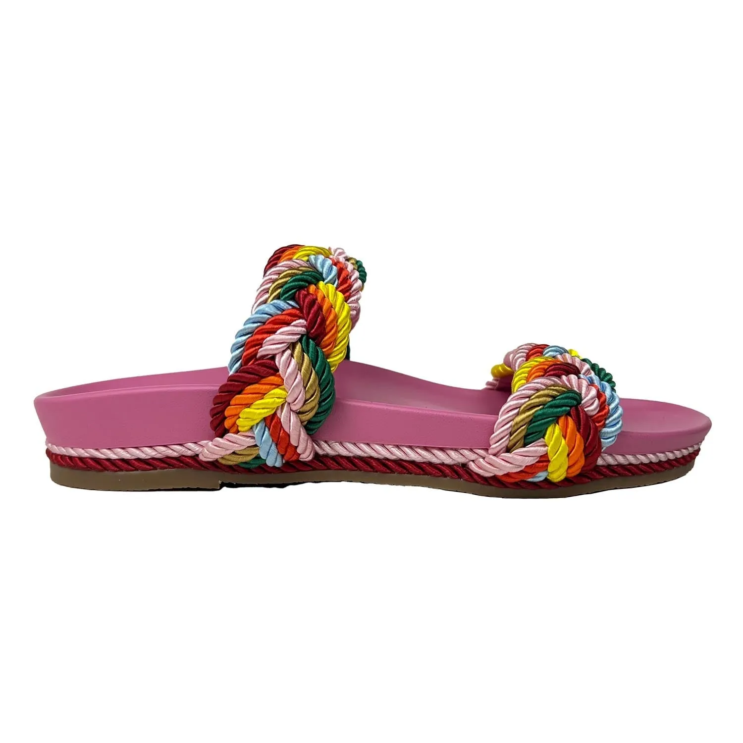 Michelle Braided Sandal In Multicolor