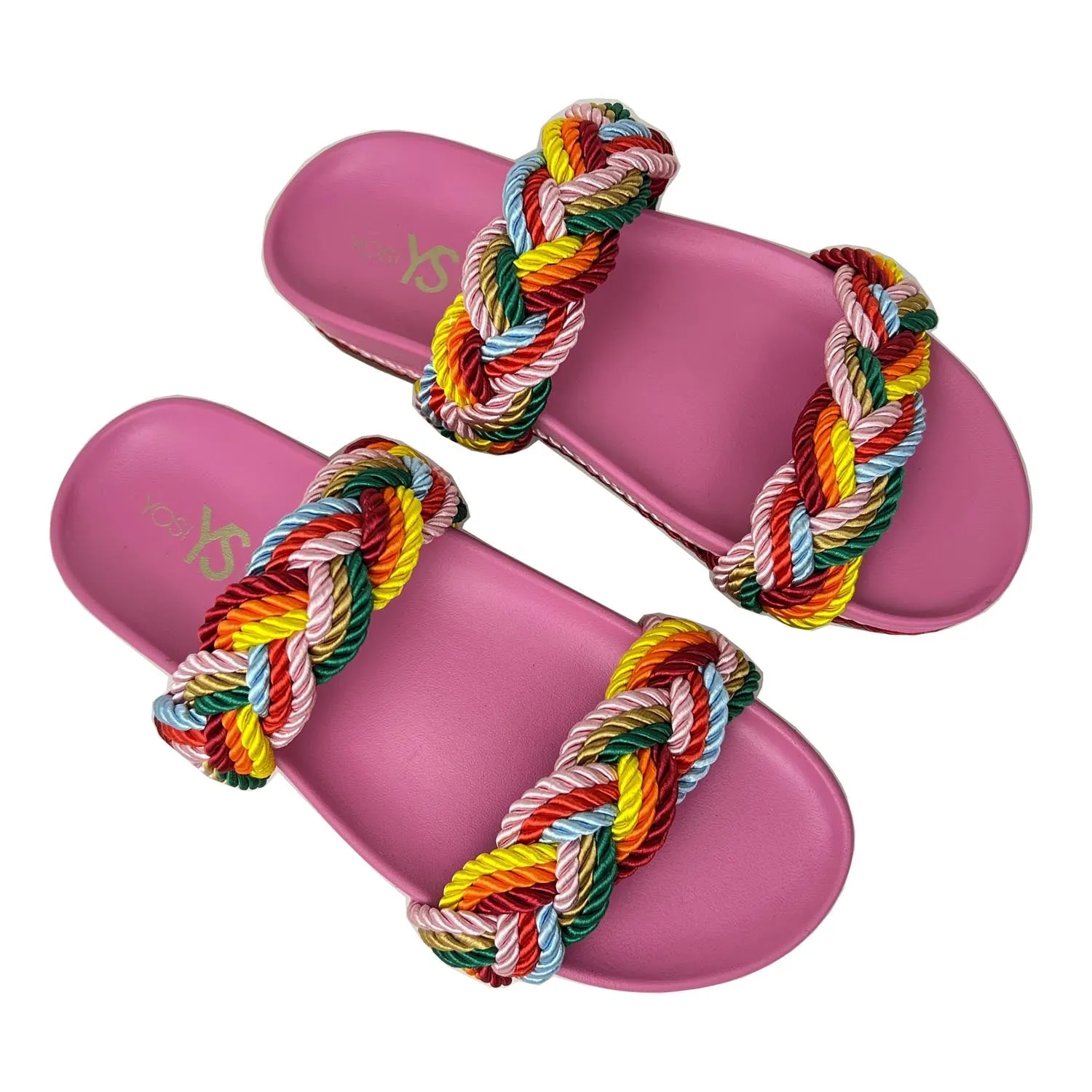 Michelle Braided Sandal In Multicolor