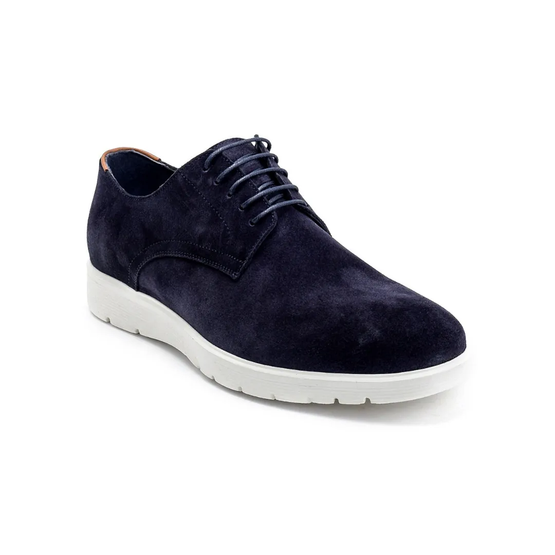 Navy Blue Men Suede Classic Shoe