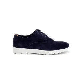 Navy Blue Men Suede Classic Shoe