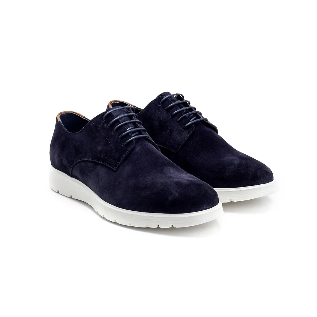 Navy Blue Men Suede Classic Shoe