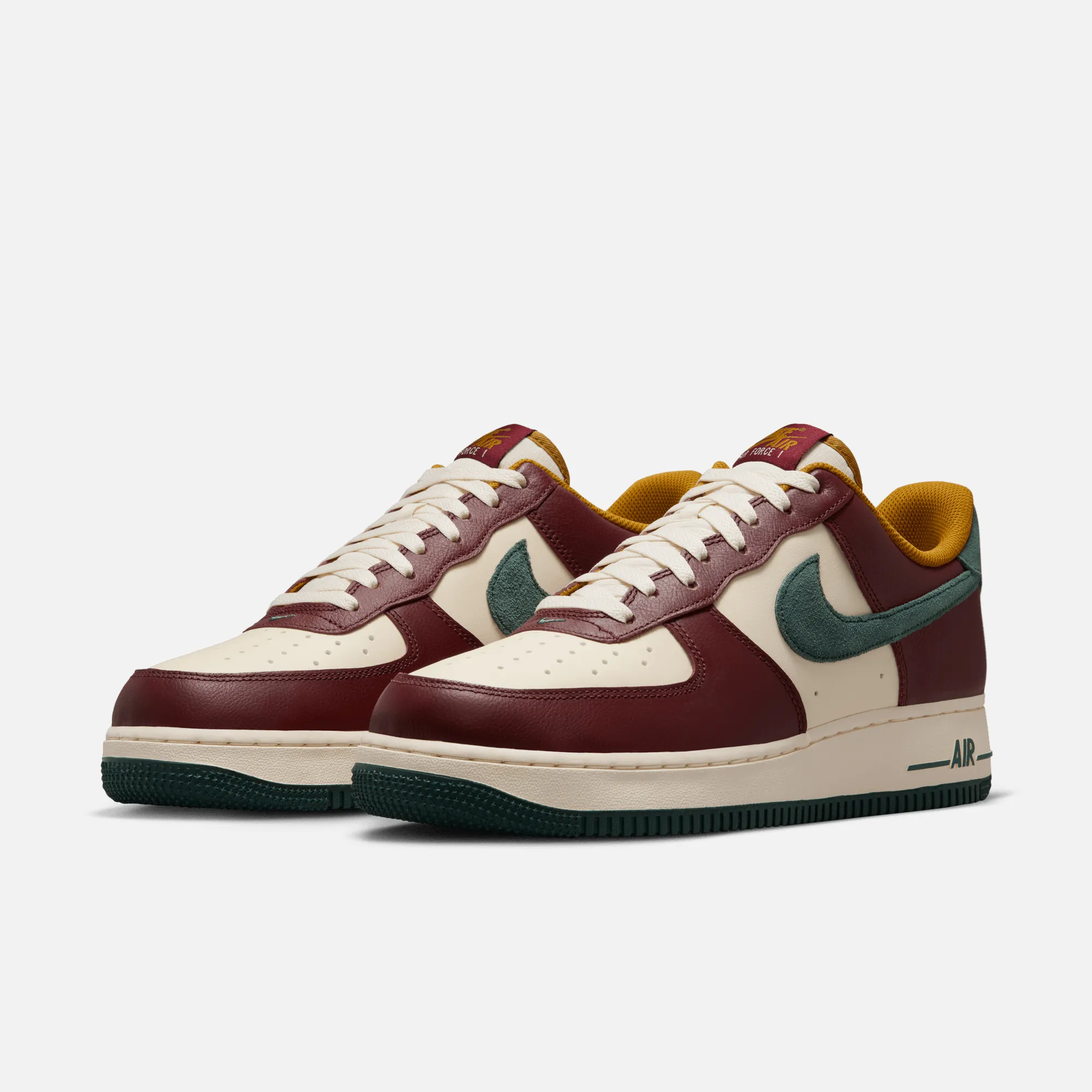 Nike Air Force 1 Low Dark Team Red Vintage Green