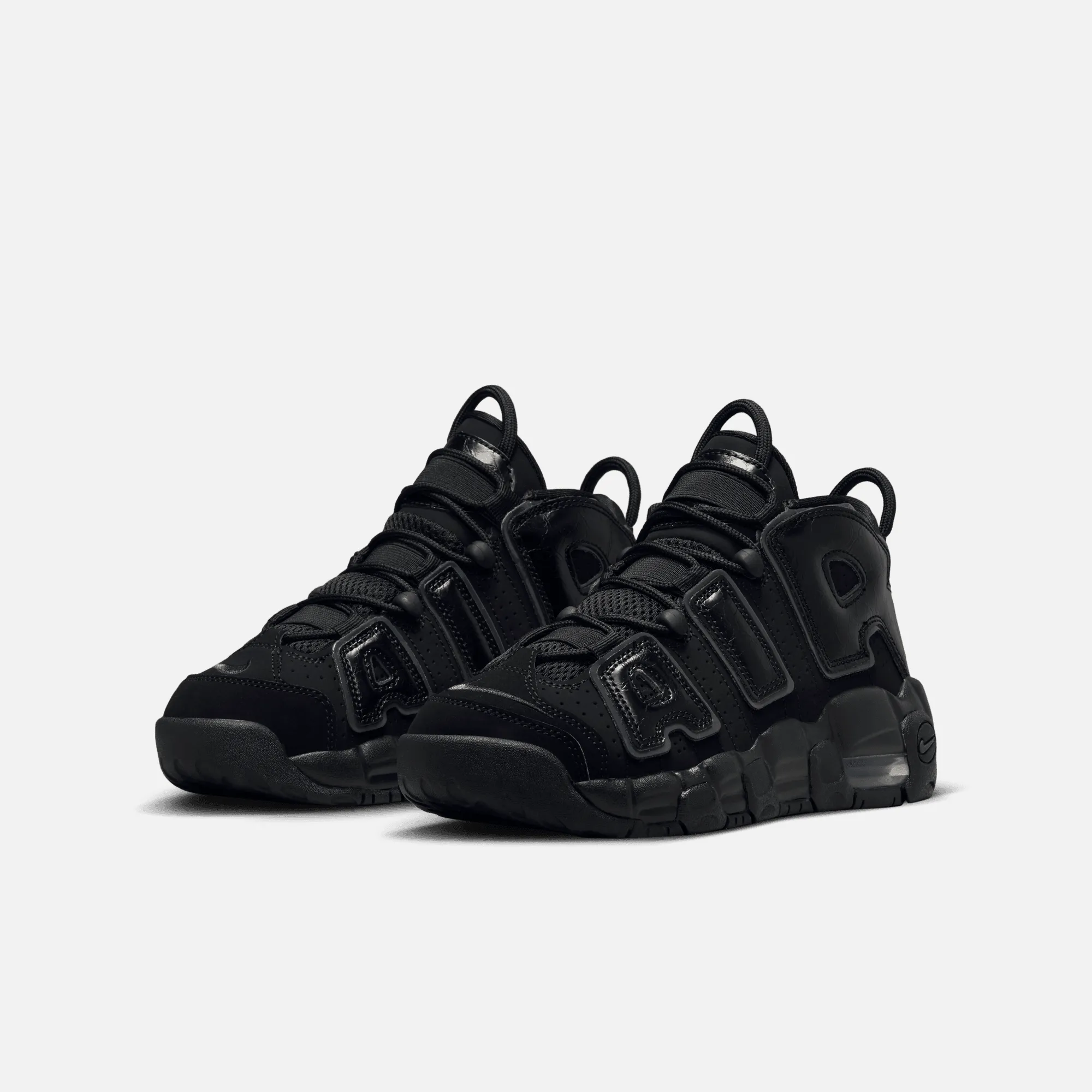 Nike Big Kids' Air More Uptempo 'Triple Black' (GS)