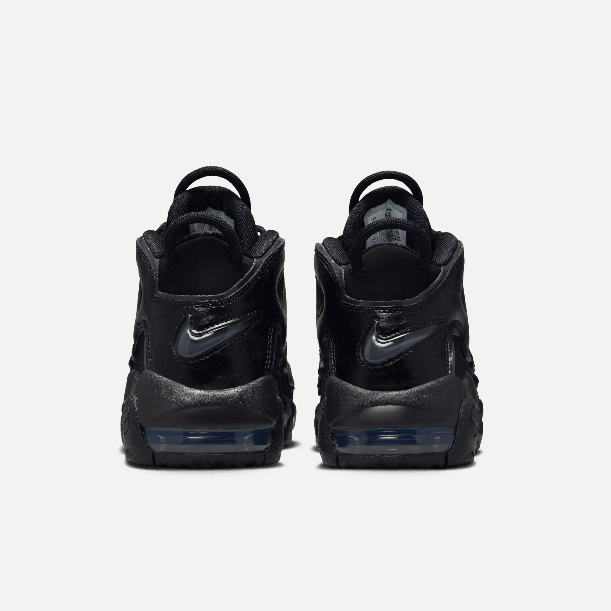 Nike Big Kids' Air More Uptempo 'Triple Black' (GS)