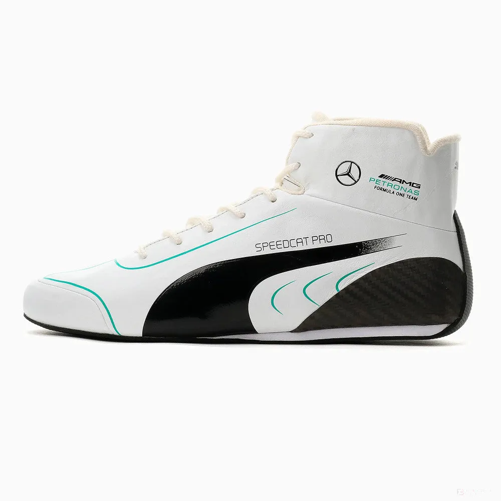 Puma Mercedes Speedcat Pro Replica Motorsport Shoes, White, 2021