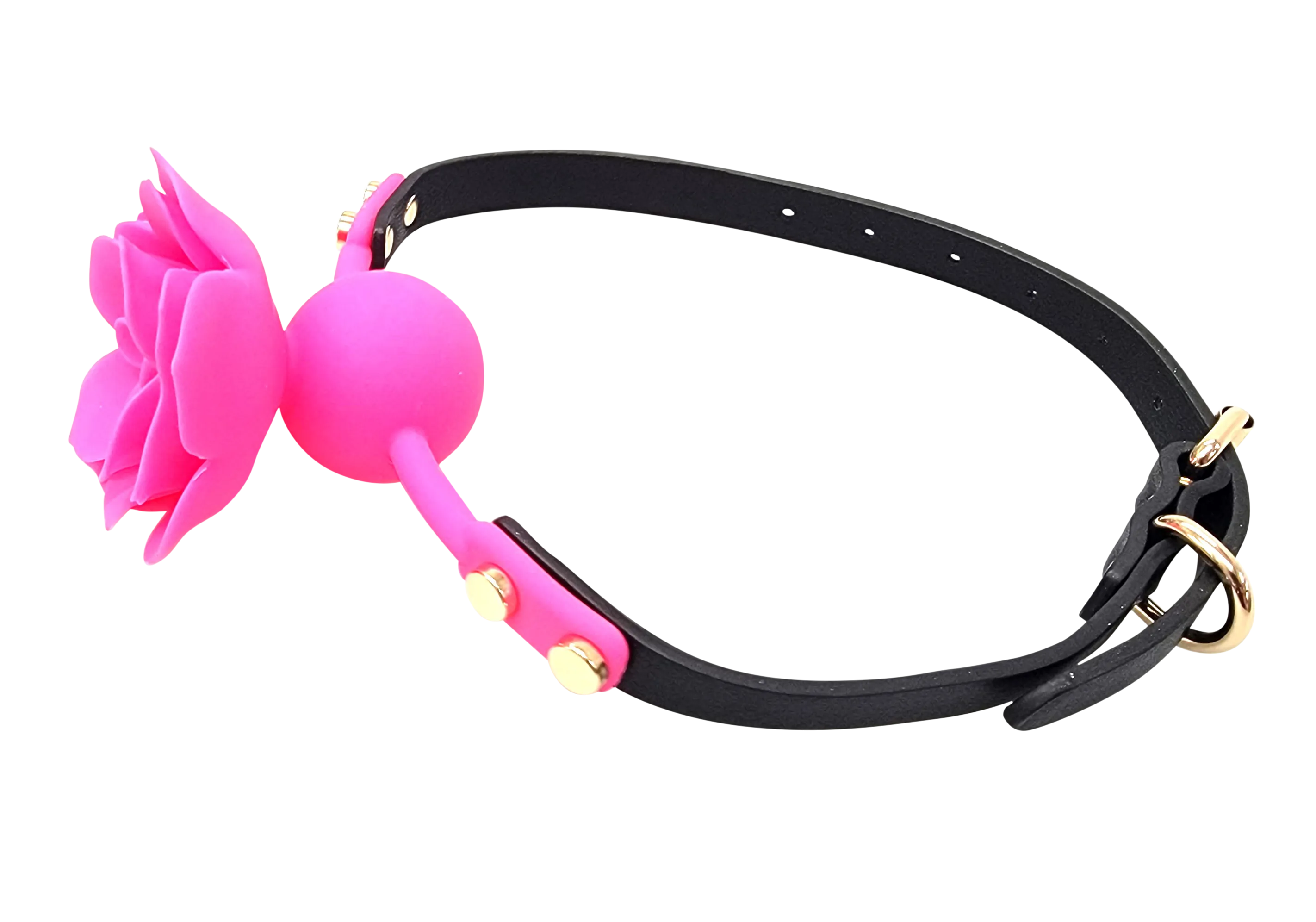 Rose Flower Ball Gag Silicone