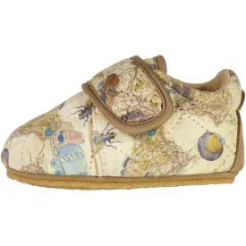 Sasha Thermo Home Shoe - holiday map