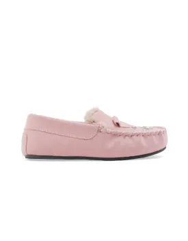 Startrite Snuggle Pink Suede Bunny Slip-on Slippers