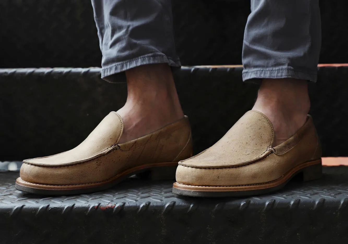 Tangier Gaucho Kudu Leather Loafer