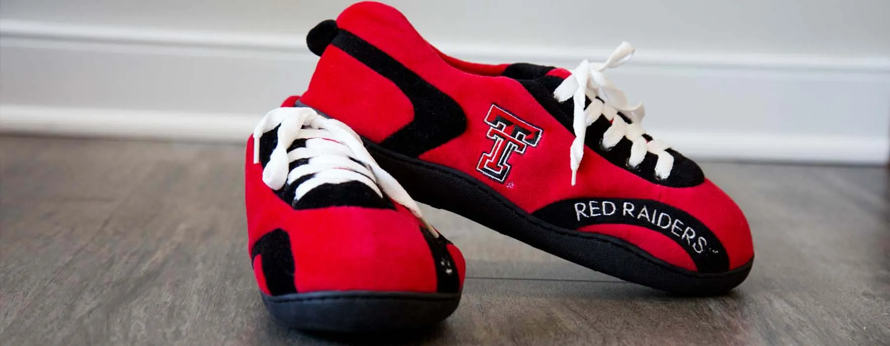 Texas Tech Red Raiders All Around Rubber Soled Slippers