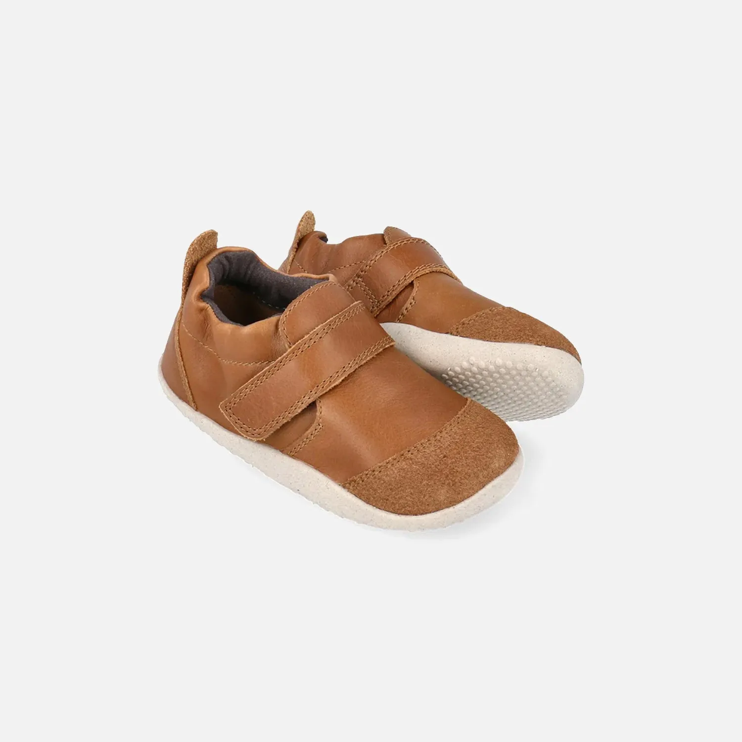 Toddler Leather Marvel Early Walker Shoes - Caramel