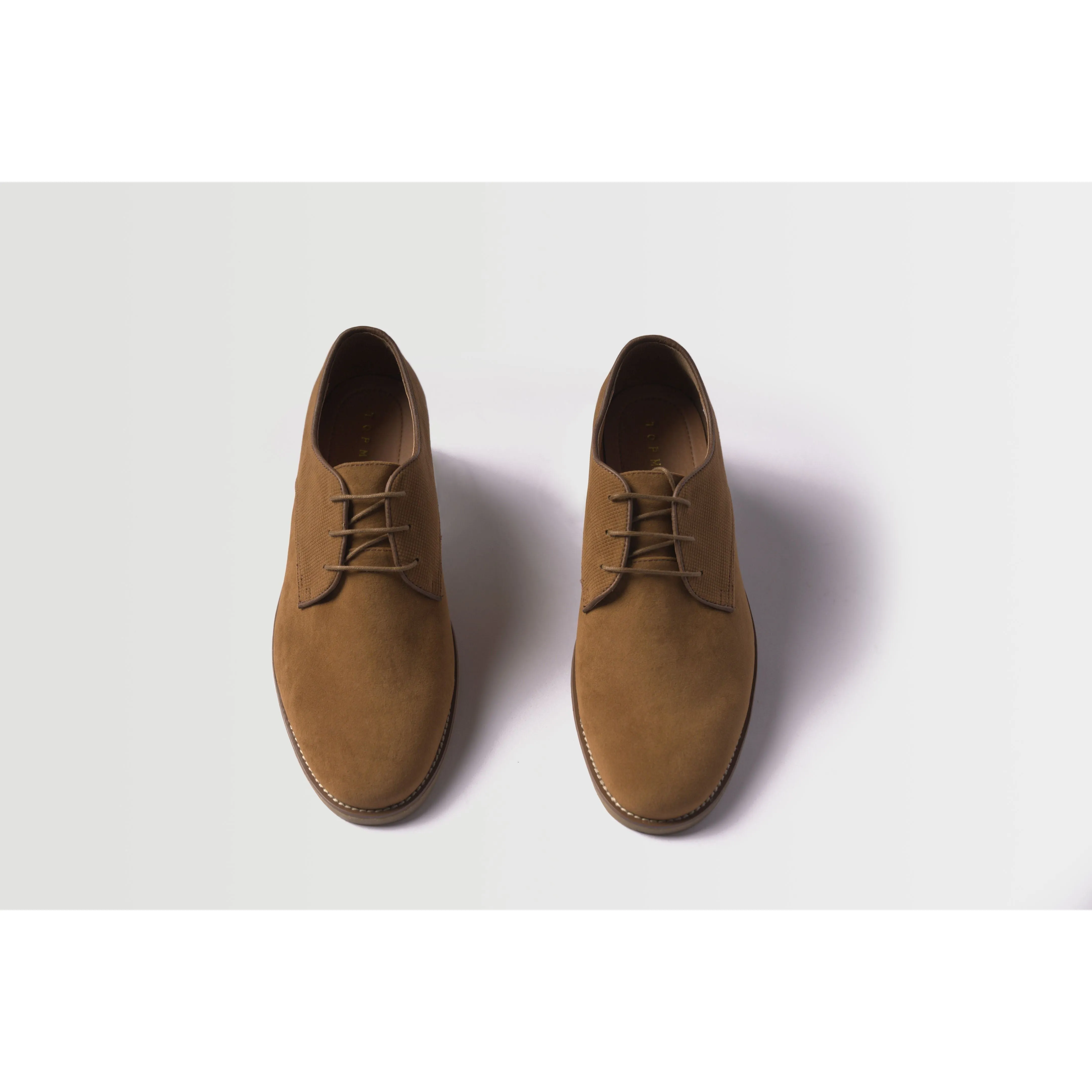 Topman Men's Spark Tan Suede Dress Shoes