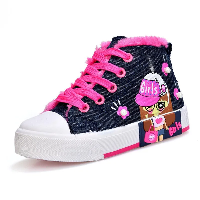 Totem Trek Canvas Sneakers for Girls