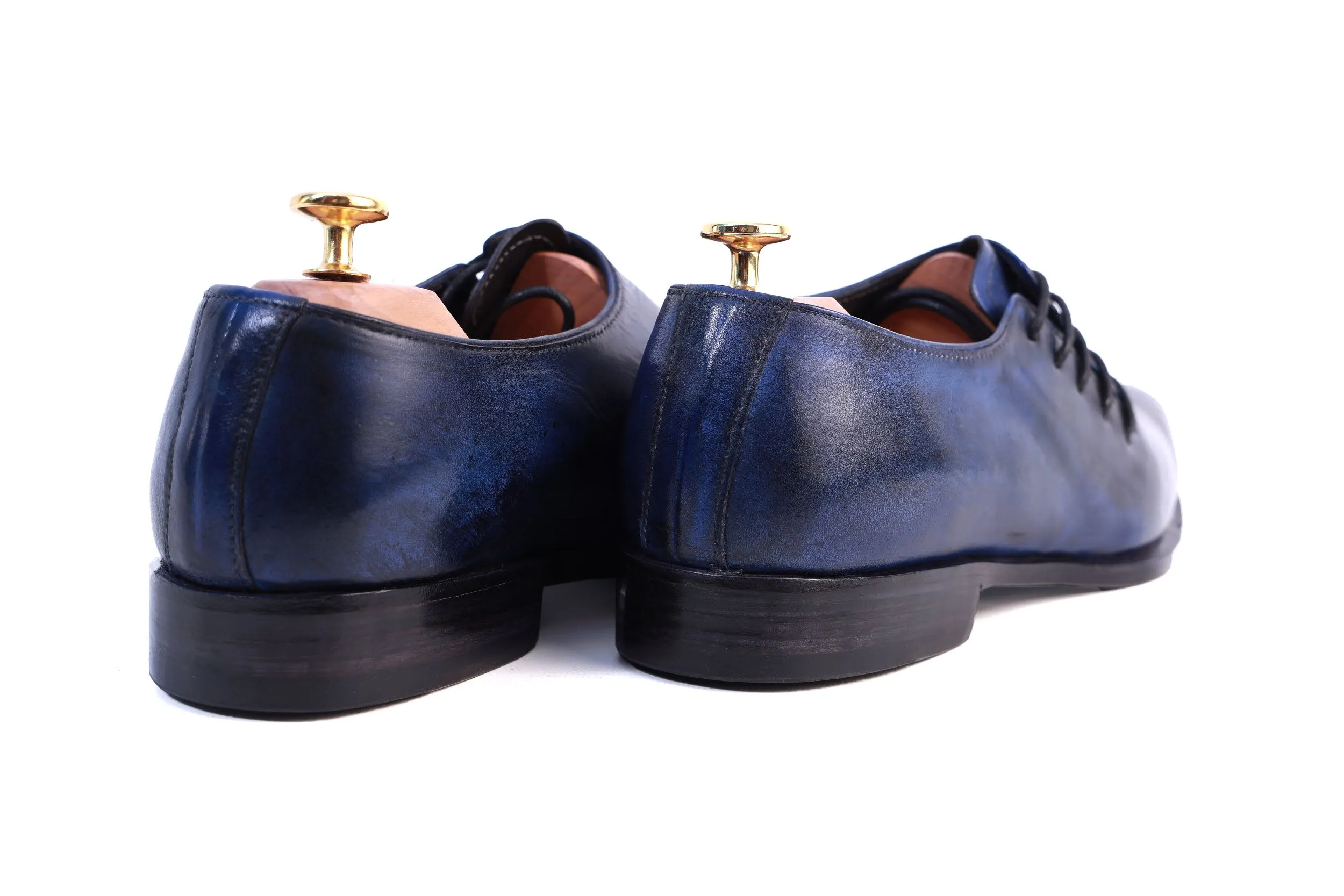 Tyler- Navy Whole cut Oxford Shoes