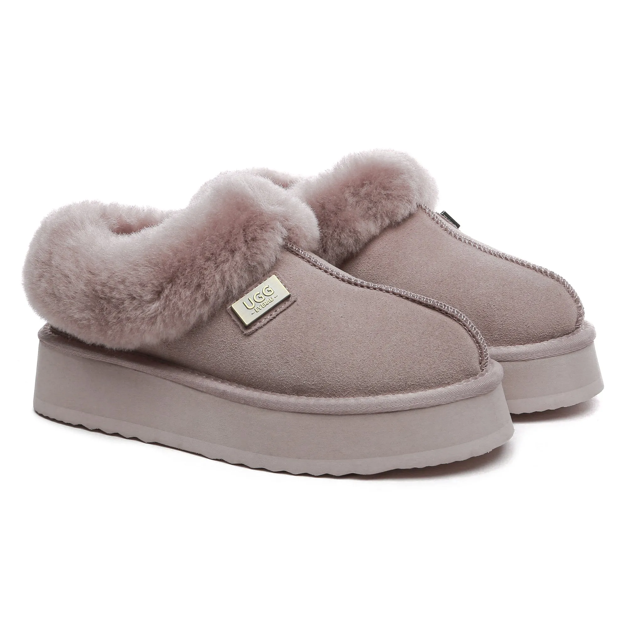 UGG Platform Ankle Slippers