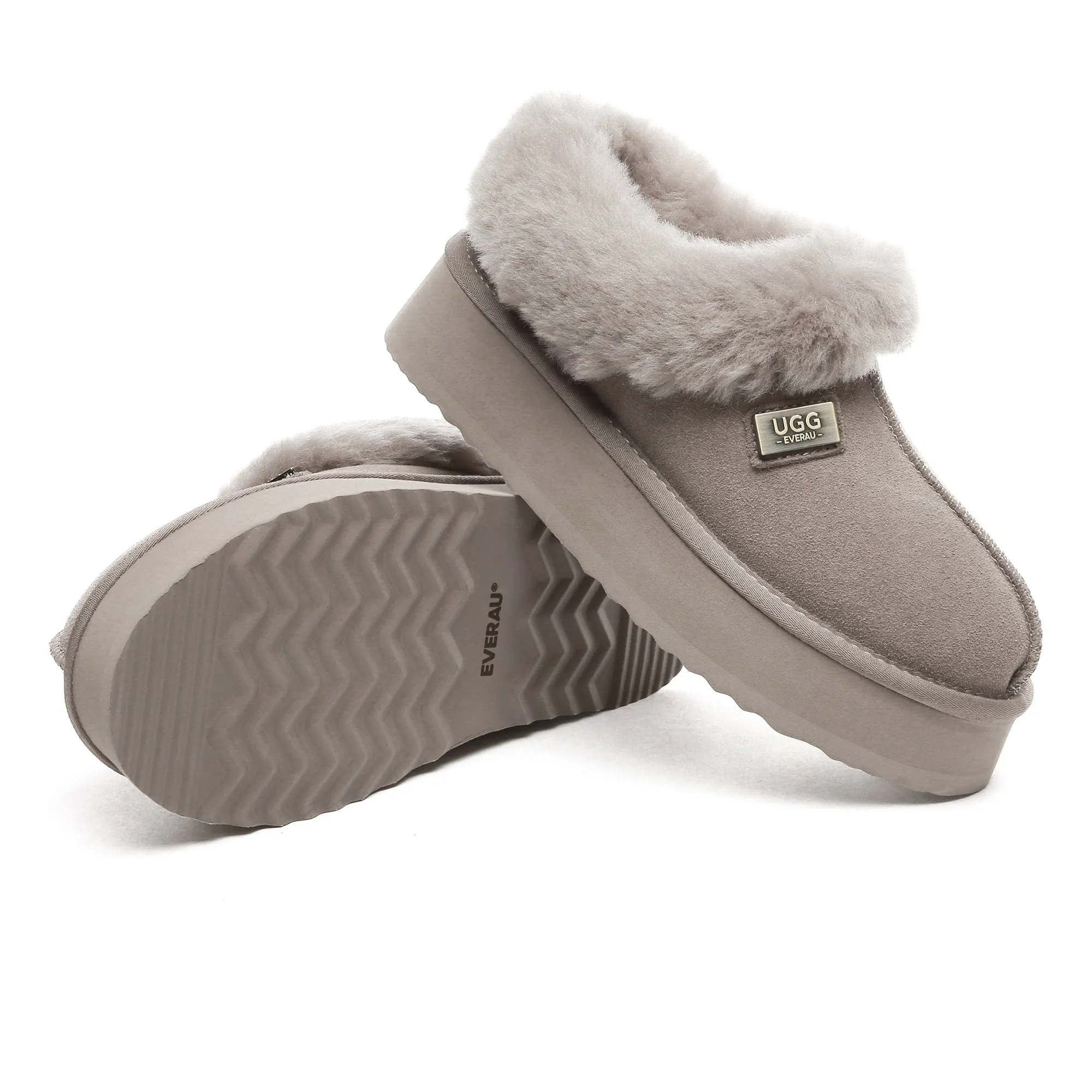 UGG Platform Ankle Slippers