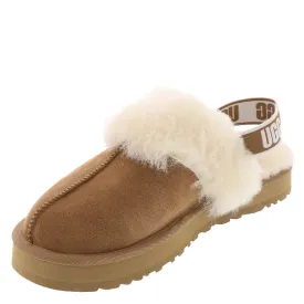 UGG Unisex-Child Funkette Slipper, Chestnut