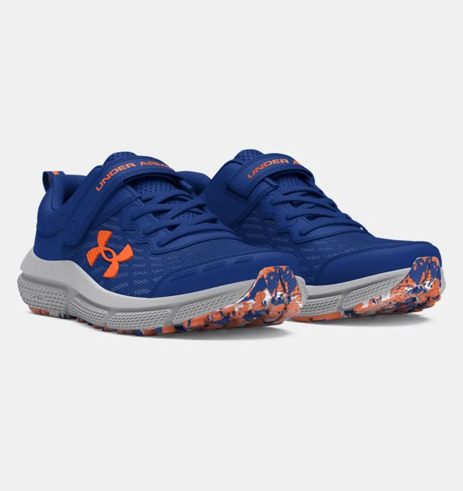 Under Armour Boys UA Assert 10 AC - Tech Blue/Mod Gray/Orange Blast