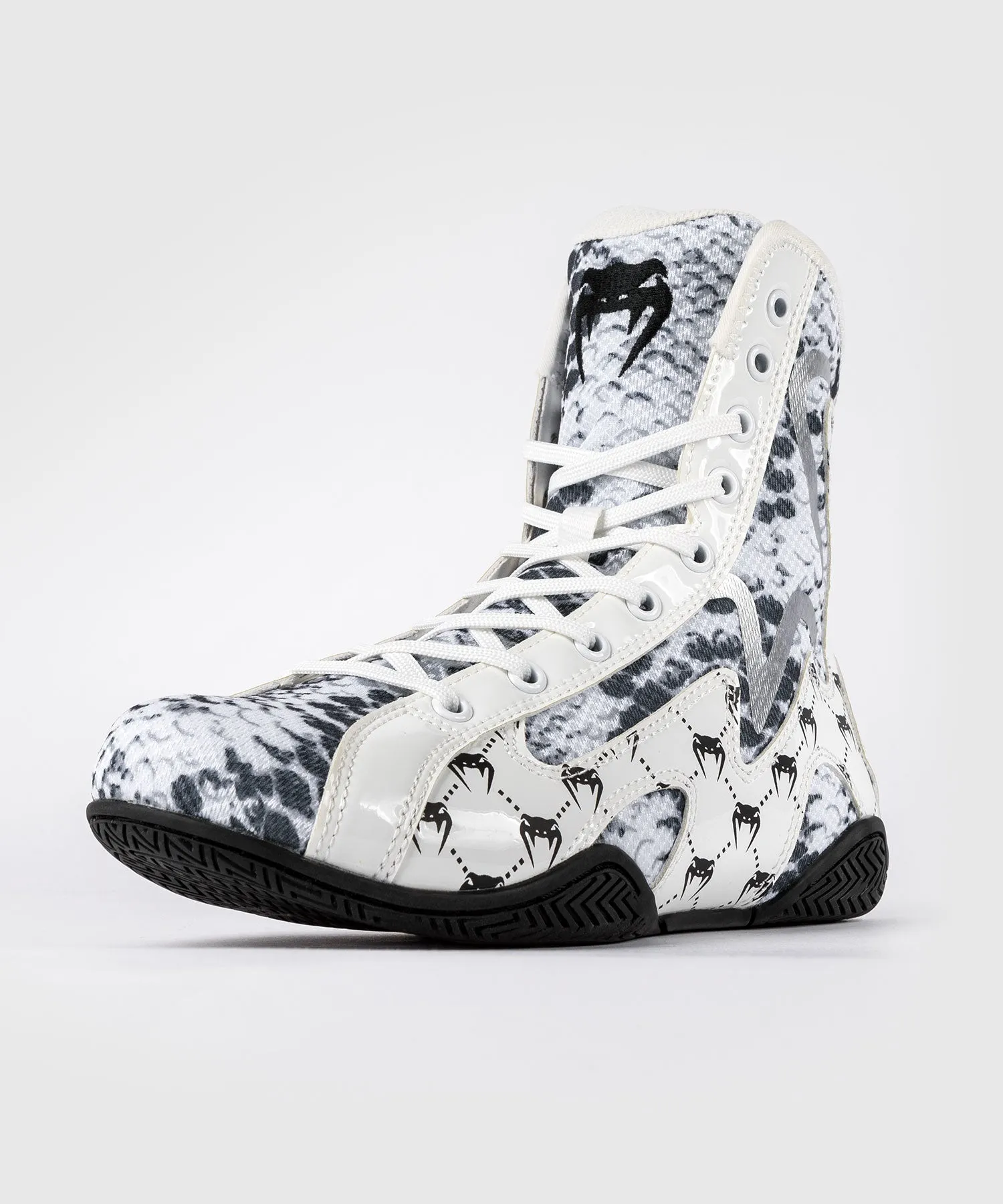 Venum White Snake Boxing Shoes for Women - White