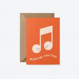 we belong together card