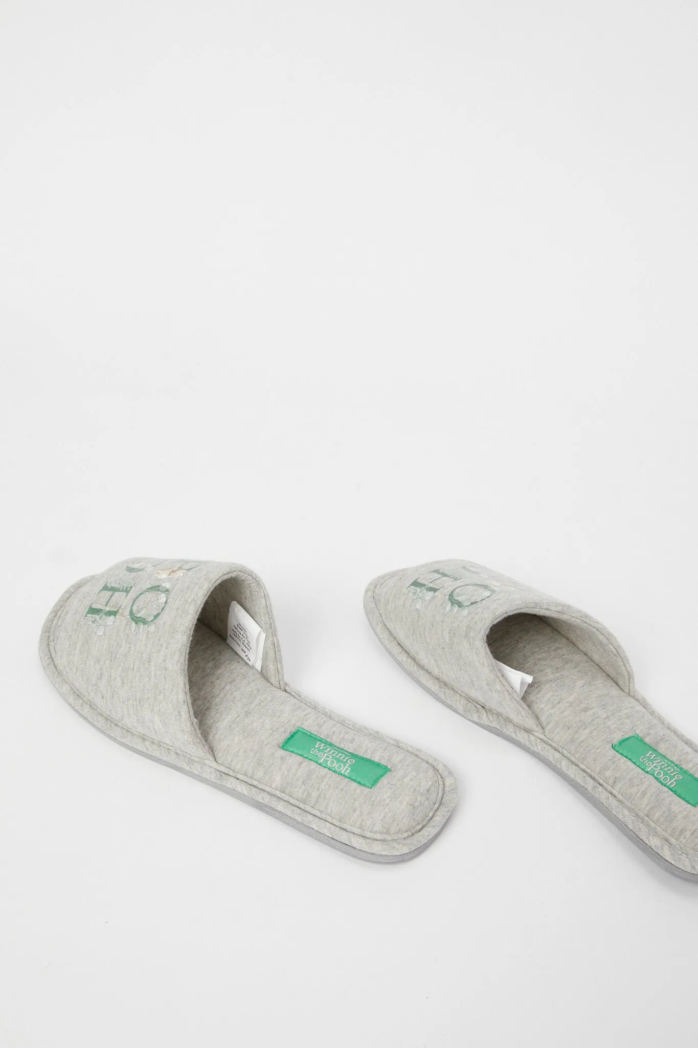 Women Grey Winnie The Pooh Slipper