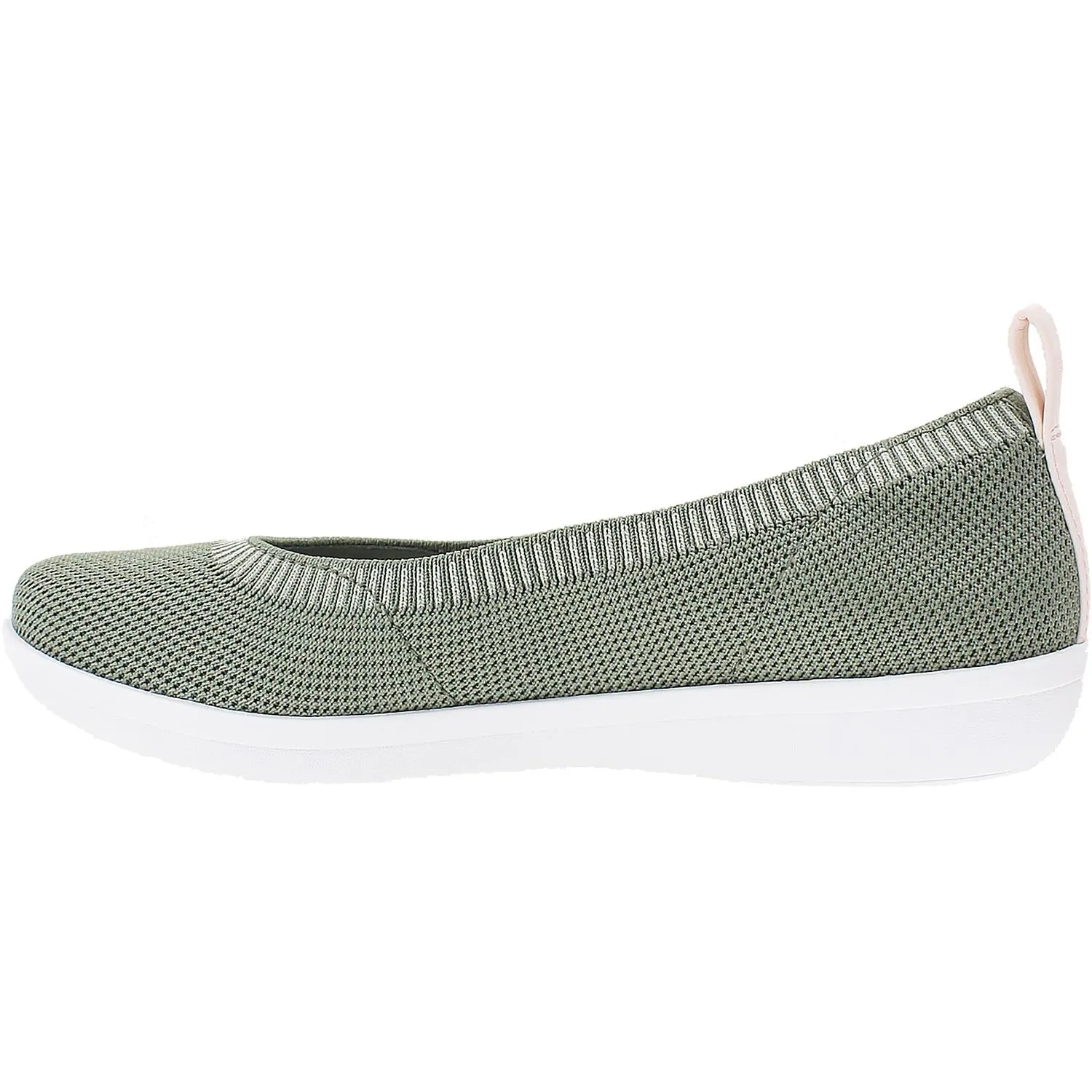 Women's Clarks Cloudsteppers Ayla Paige Dusty Olive Knit Textile