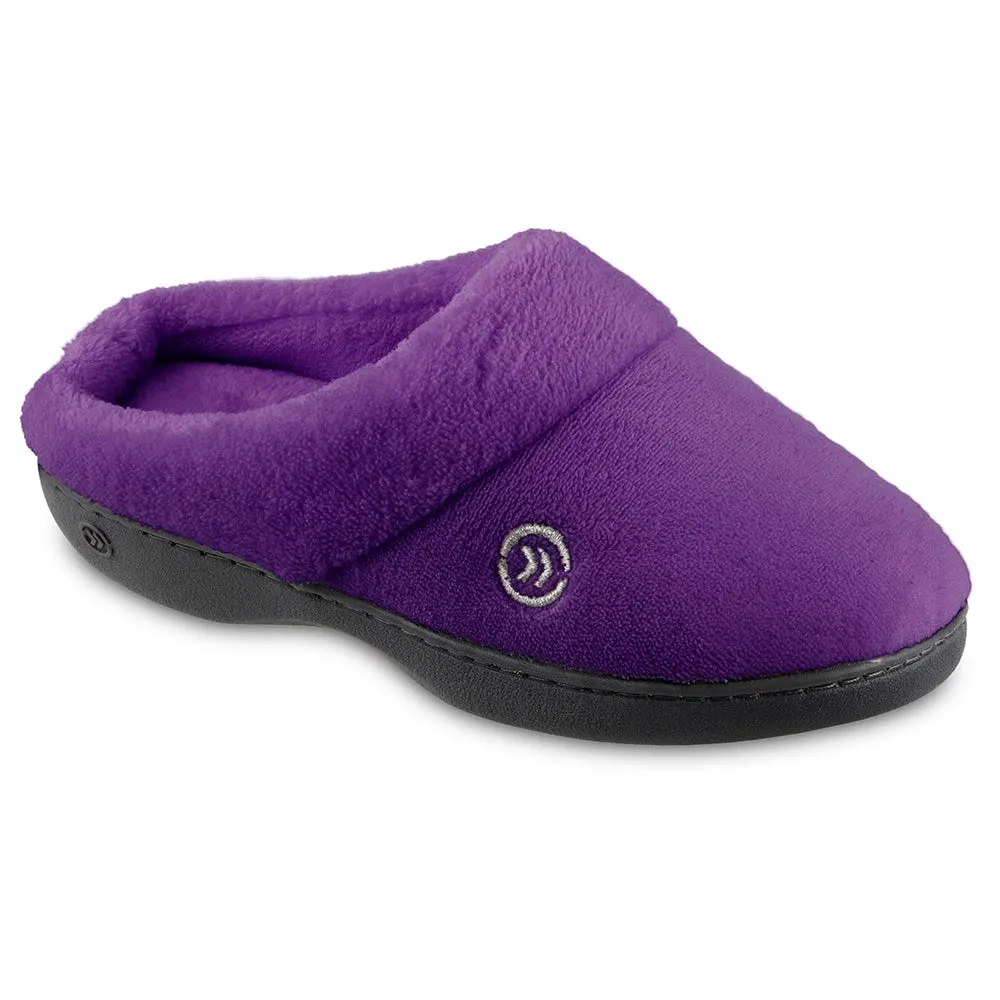 Women’s Microterry Sport Hoodback Slippers