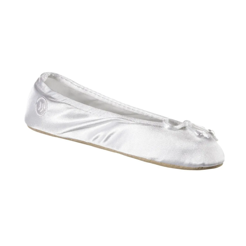 Women’s Satin Ballerina Slippers with Satin Bow