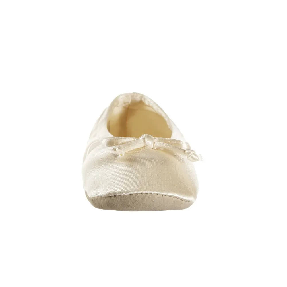 Women’s Satin Ballerina Slippers with Satin Bow