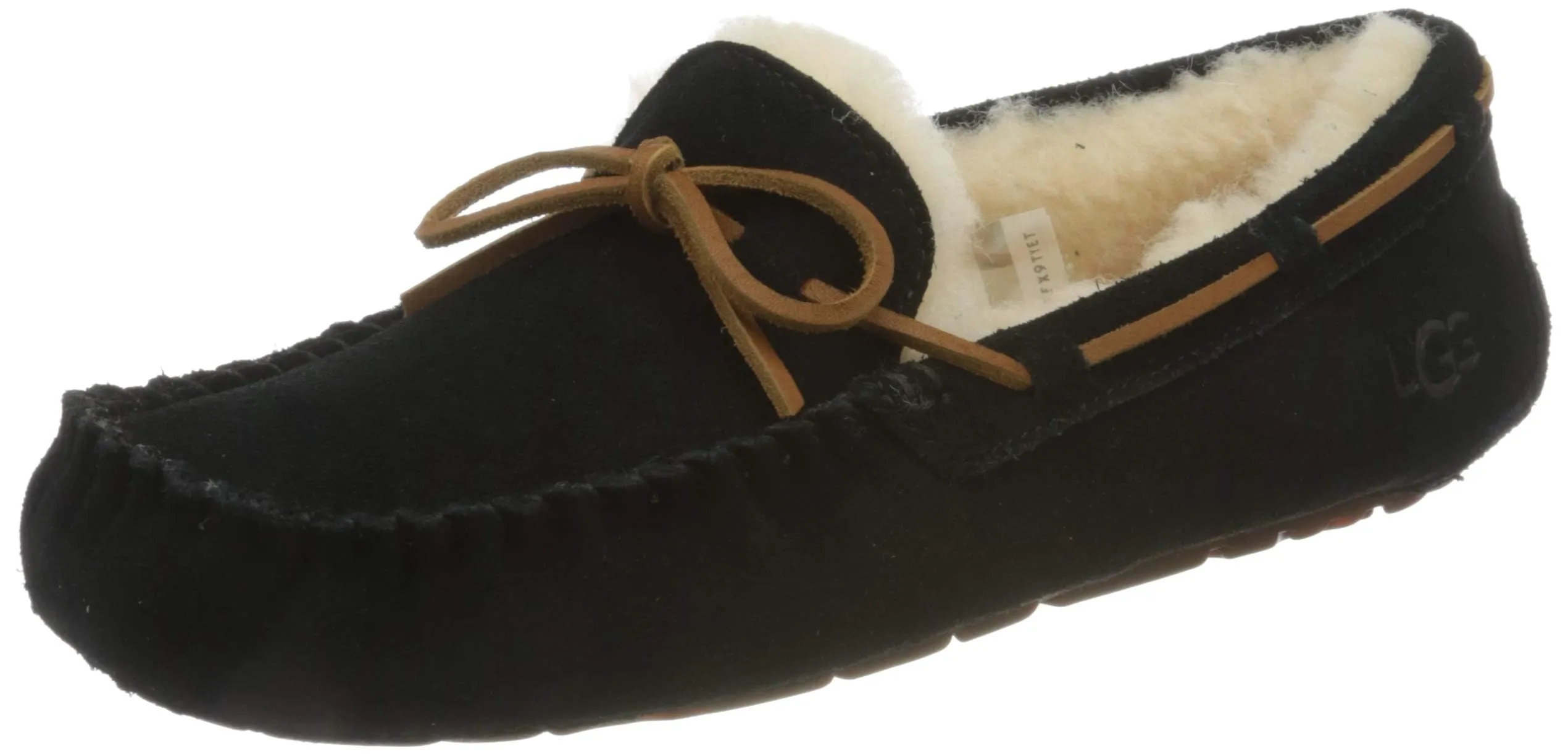 Women's Shoes UGG DAKOTA Suede Indoor/Outdoor Moccasin Slippers 1107949 BLACK