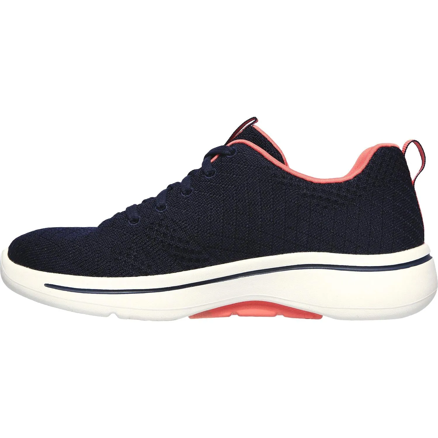 Women's Skechers GOwalk Arch Fit Unify Navy/Coral Fabric