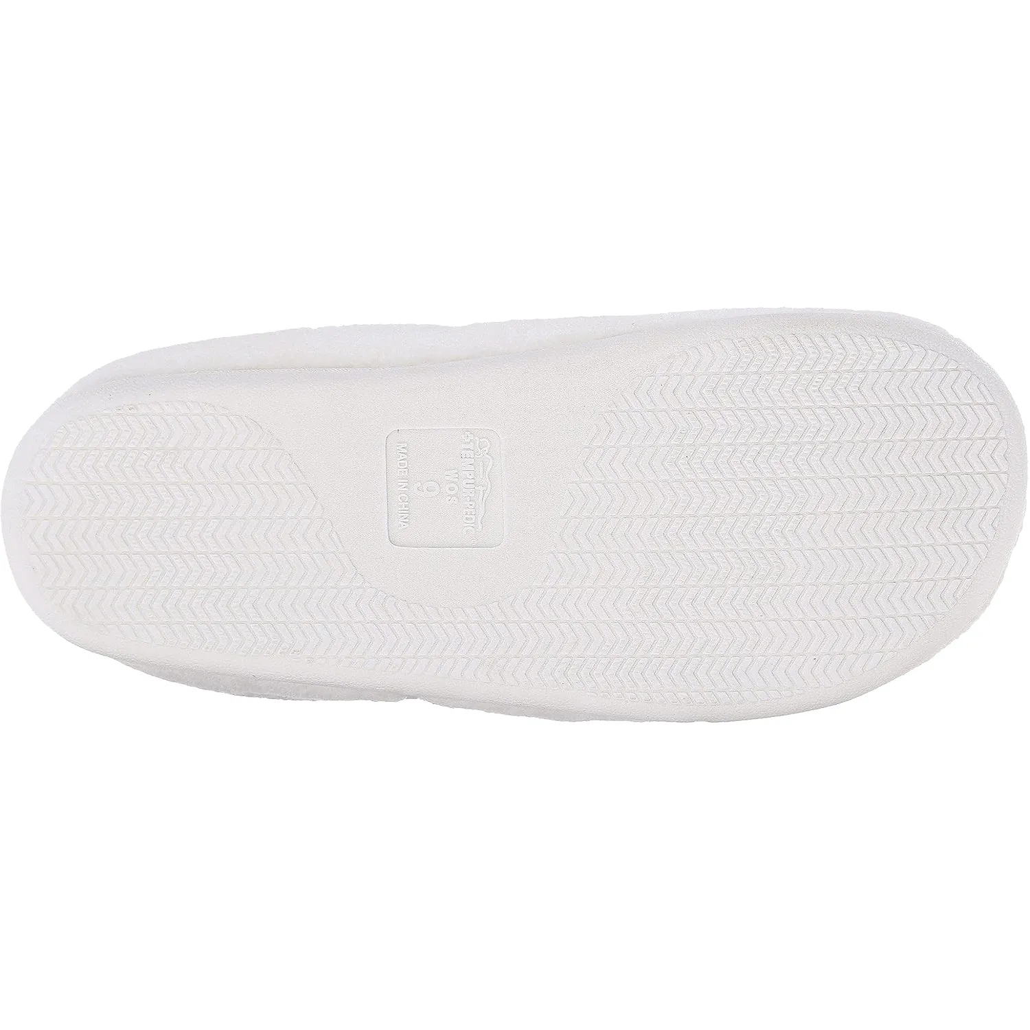 Women's Tempur-Pedic Windsock Cream Terry Cloth