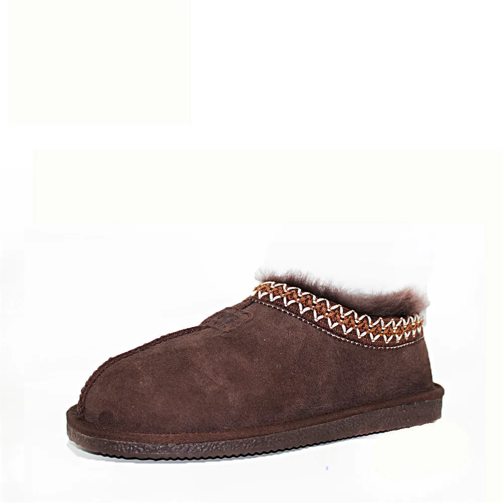 Yani Sheepskin Ugg Slippers - Chocolate