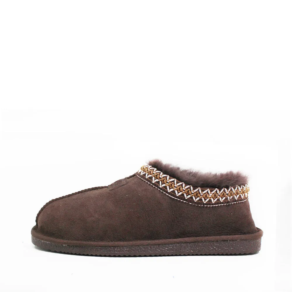 Yani Sheepskin Ugg Slippers - Chocolate