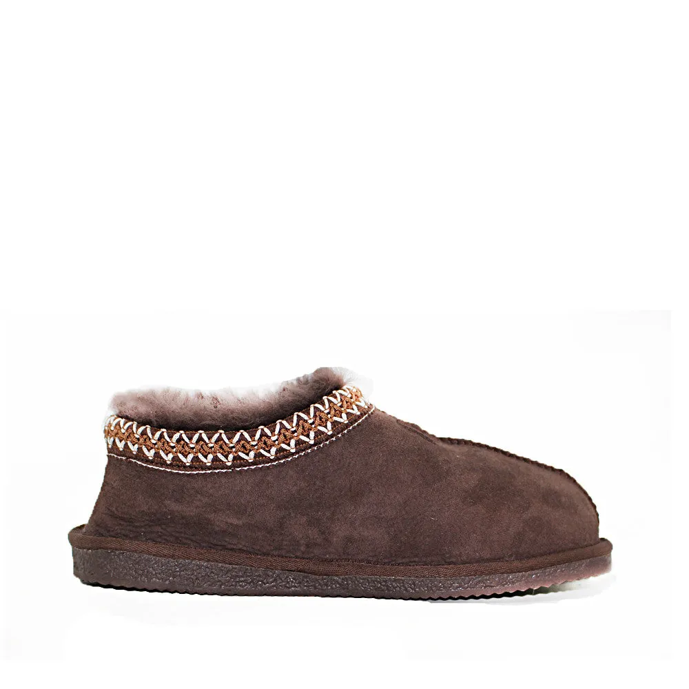 Yani Sheepskin Ugg Slippers - Chocolate