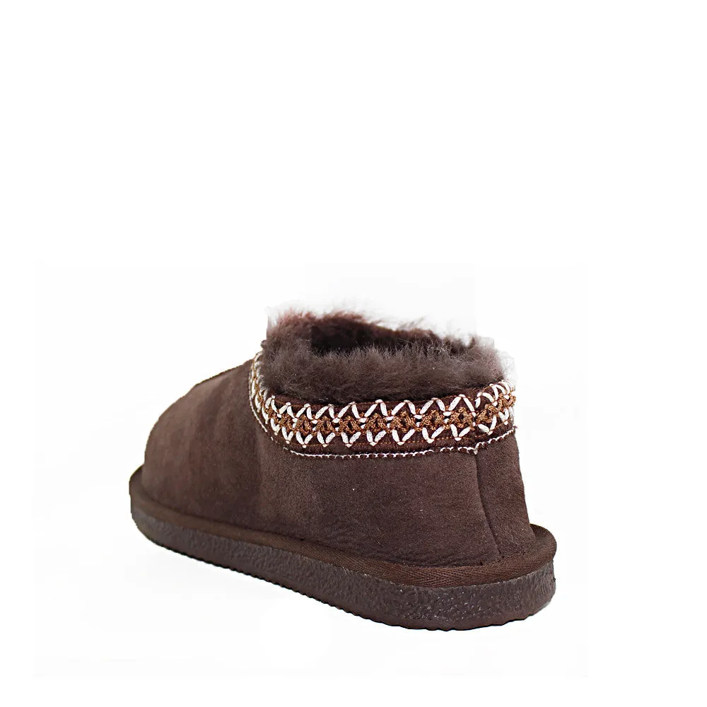 Yani Sheepskin Ugg Slippers - Chocolate